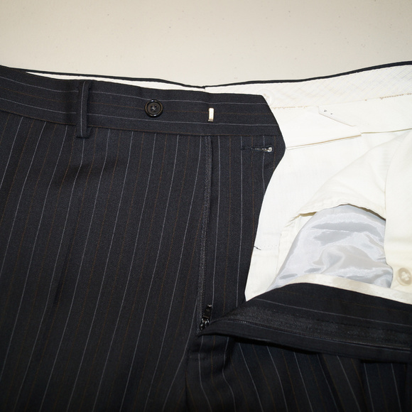 COPPLEY 41R 34W CHARCOAL GRAY PINSTRIPE SUIT